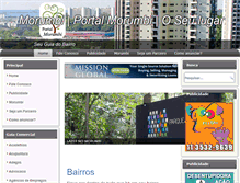 Tablet Screenshot of portalmorumbi.com.br
